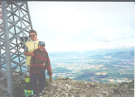 Geneve sight from Jura, 1997